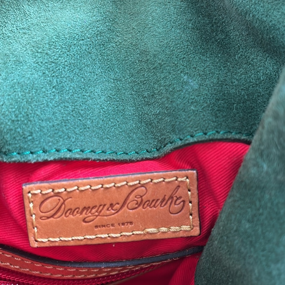 Dooney & Bourke Tan Leather Shoulder Bag GUC - Picture 11 of 16